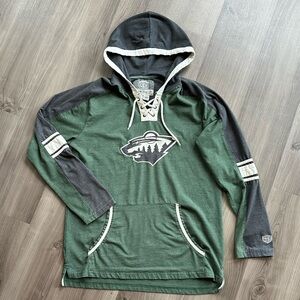 Minnesota Wild Hoodie - Old Time Hockey Causeway Collection